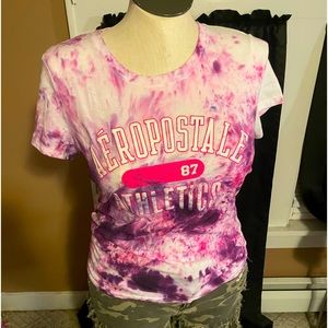 Aero custom tie dye tshirt